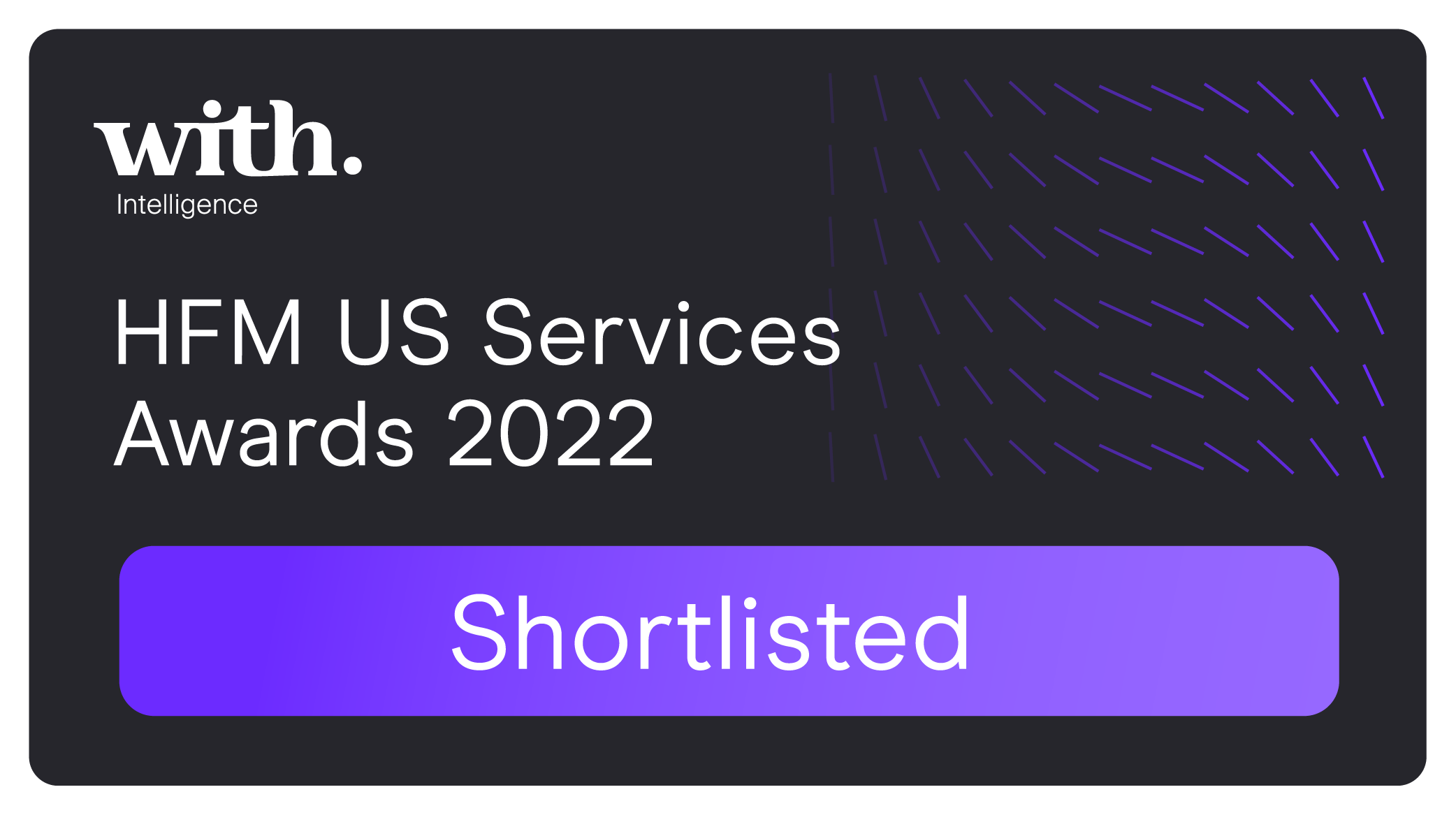 Ruddy Gregory shortlisted for HFM US Services Award 2022!