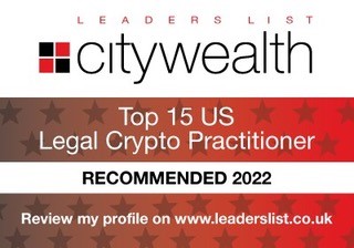 Citywealth Magazine Top 15 US Legal Crypto Practitioners 2022 List